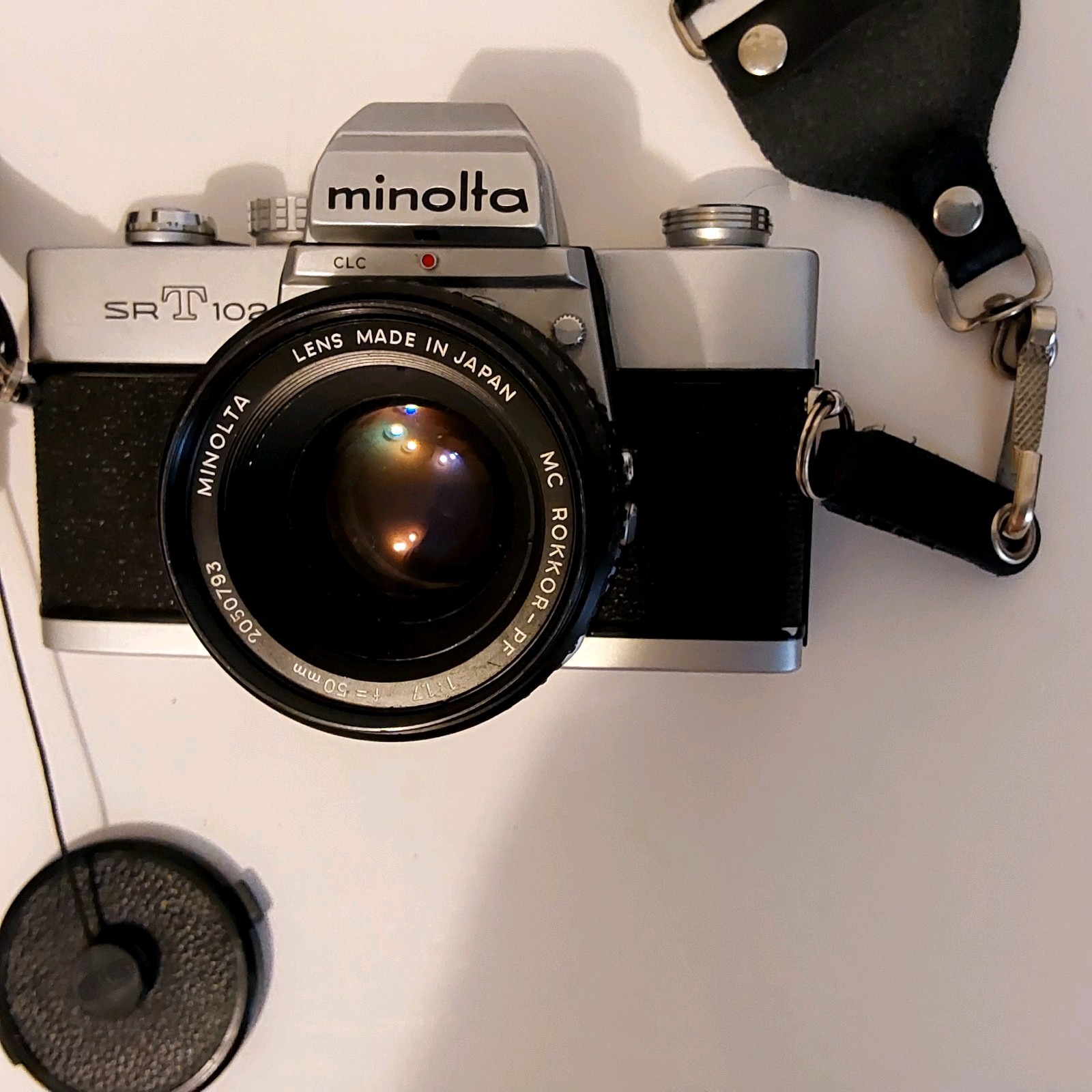 Minolta SR-T 102 Manual Flash Extra Lens. Untested. Sell As Ìs. See Description