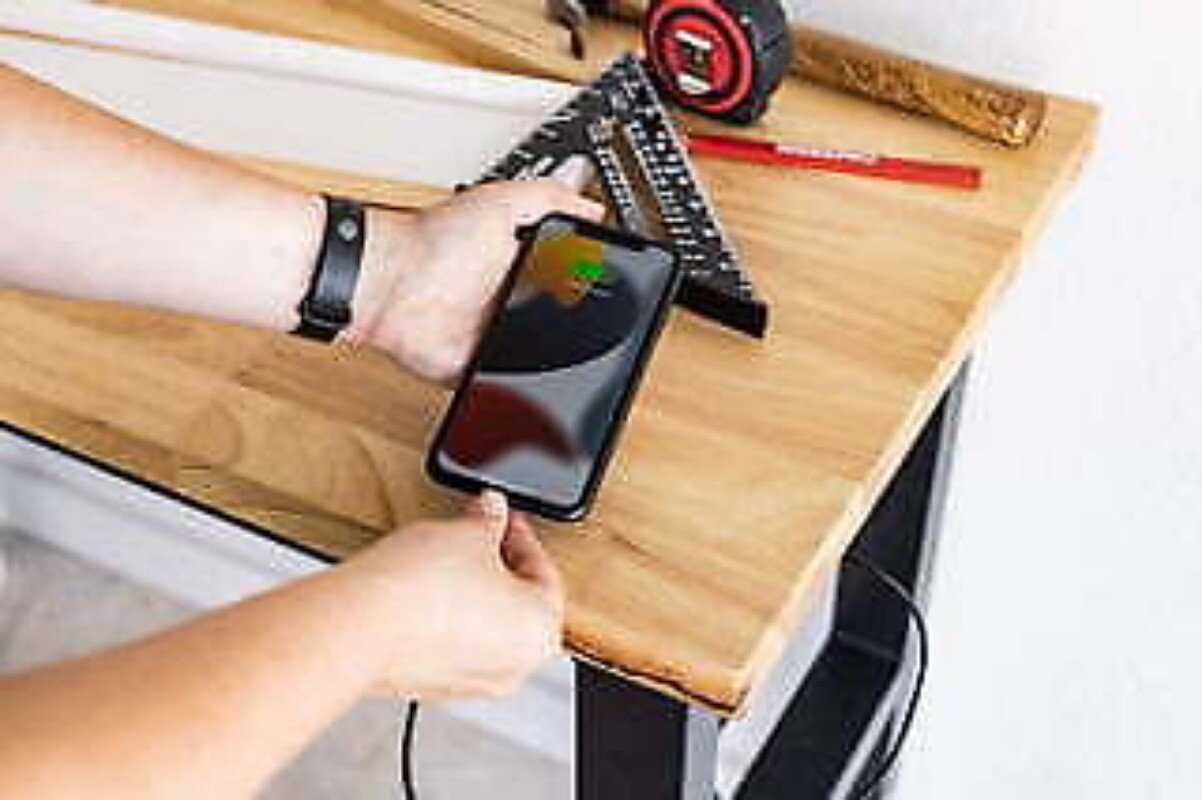 48-Inch Adjustable Workbench Heavy Duty Rubber Wood Work Table Multi-Function US