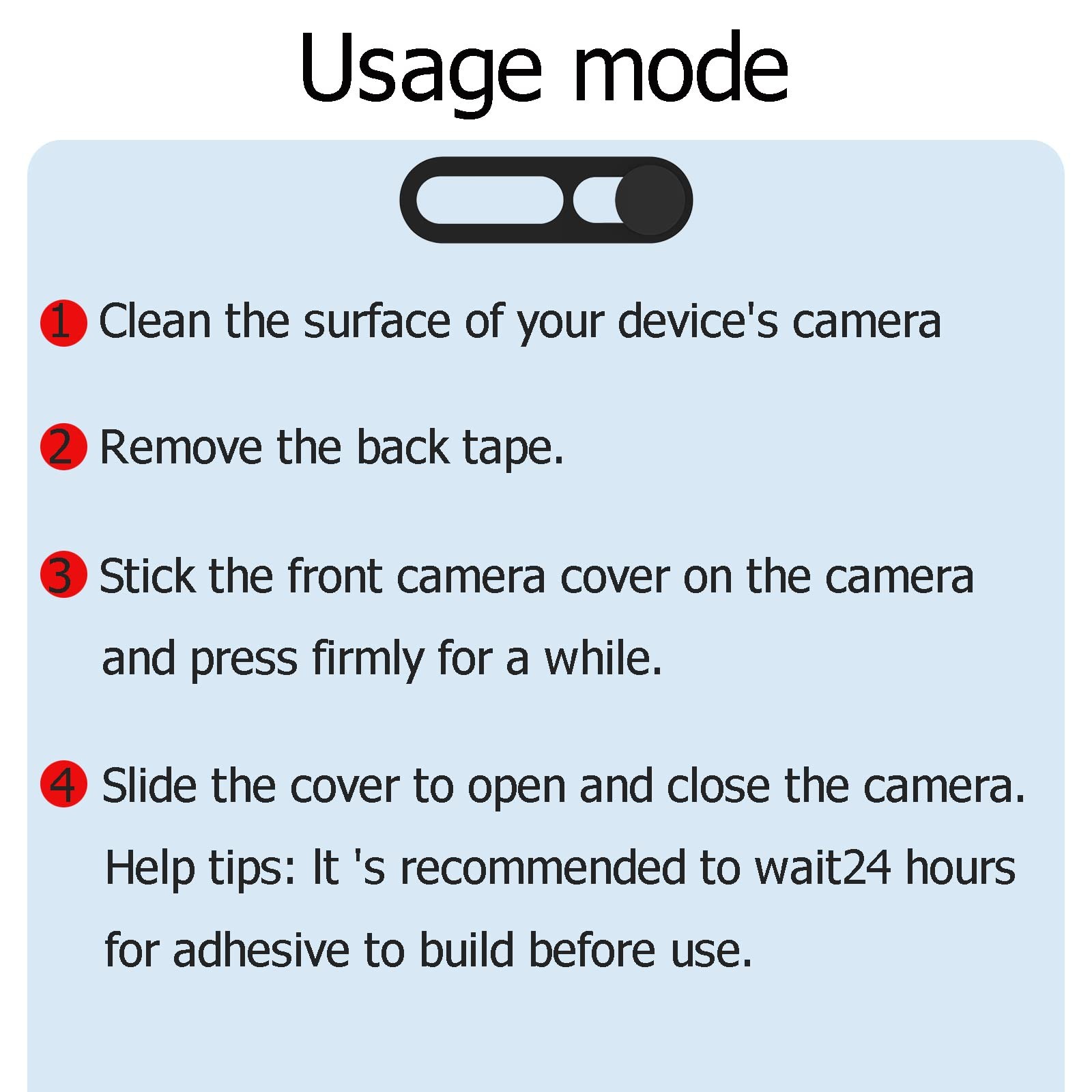 Front Camera Cover, Camera Cover Compatible with iPhone 14Pro/14Pro Max/iPhon...