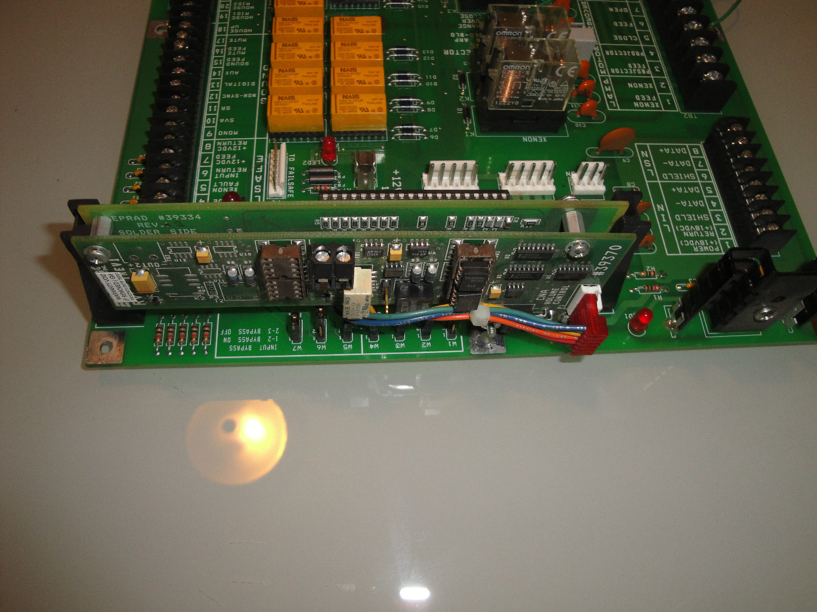 EPRAD CNA Termination Panel 39332 Rev. 6 Plus Volume Card 39370 from Simplex 35