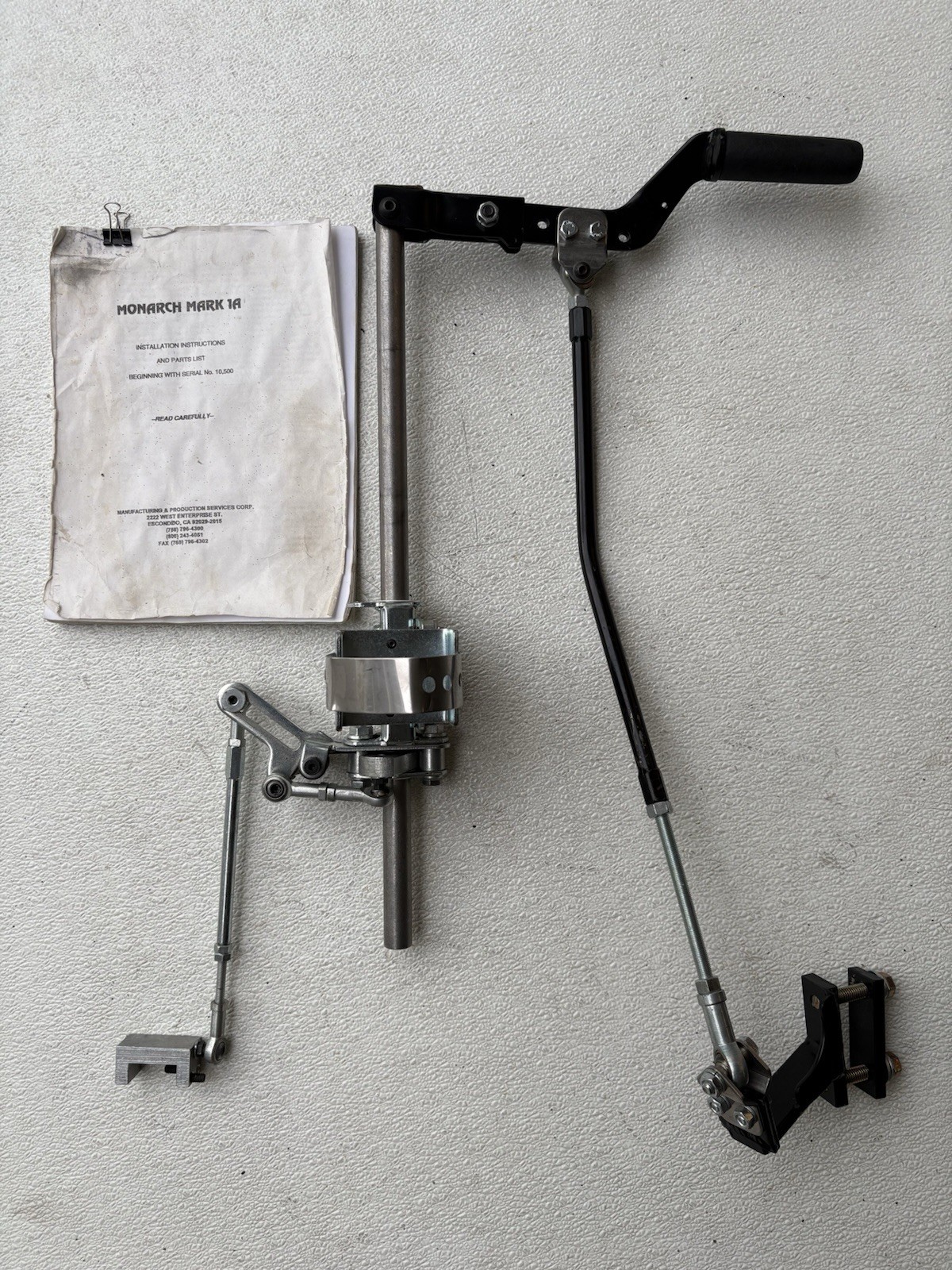 MPS handicap driver hand controls