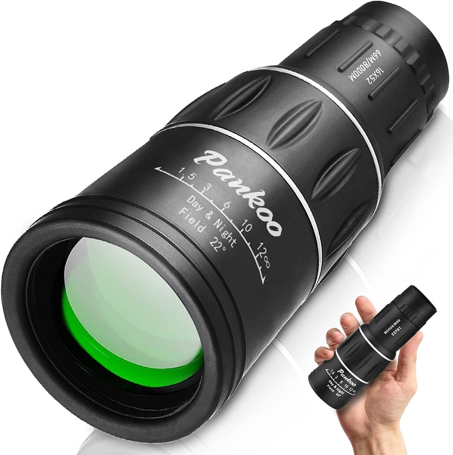 16X52 Monocular, Birthday Gifts for Men Dad Husband Him, Telescope High Powered