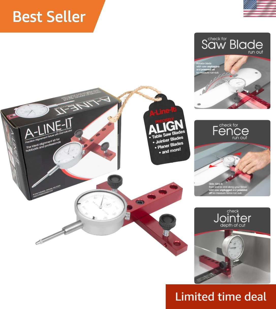 A Line It Basic, Table Saw Alignment Calibration Tool