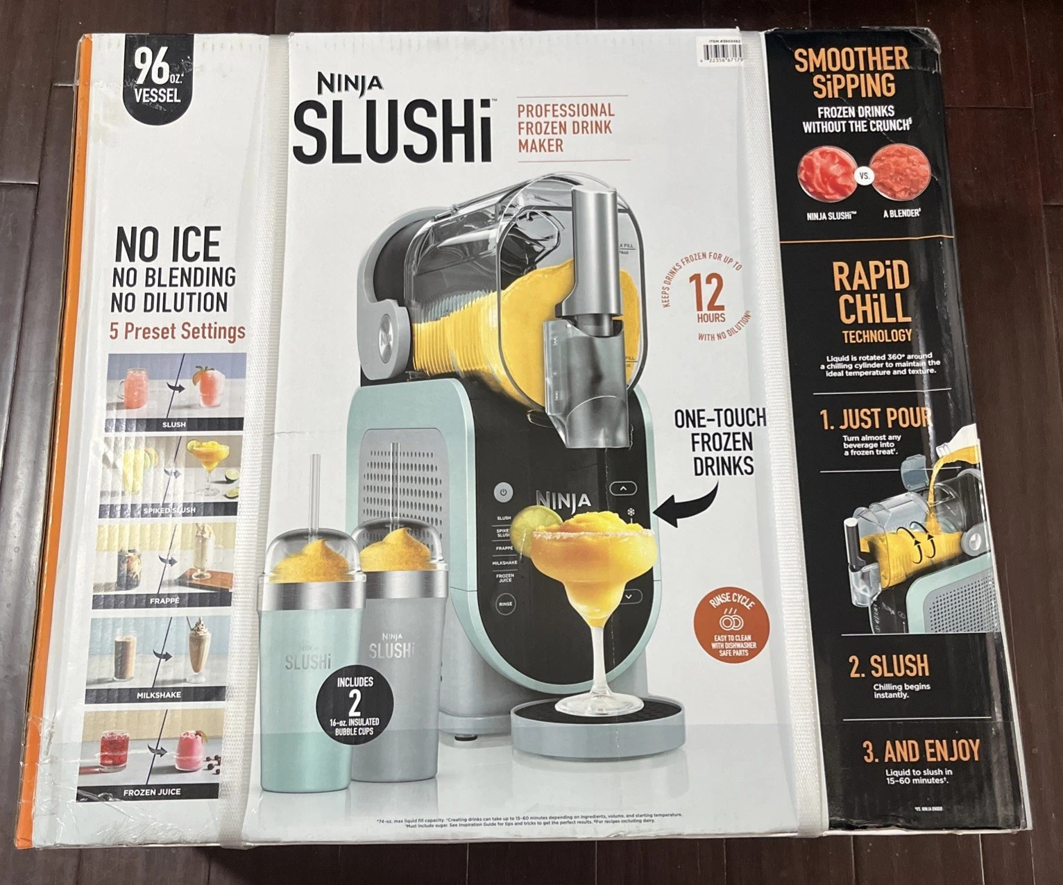 NINJA SLUSHIE PRO MACHINE SLUSH DRINK SLUSHY MAKER SLUSHI FROZEN MARGARITA HOME