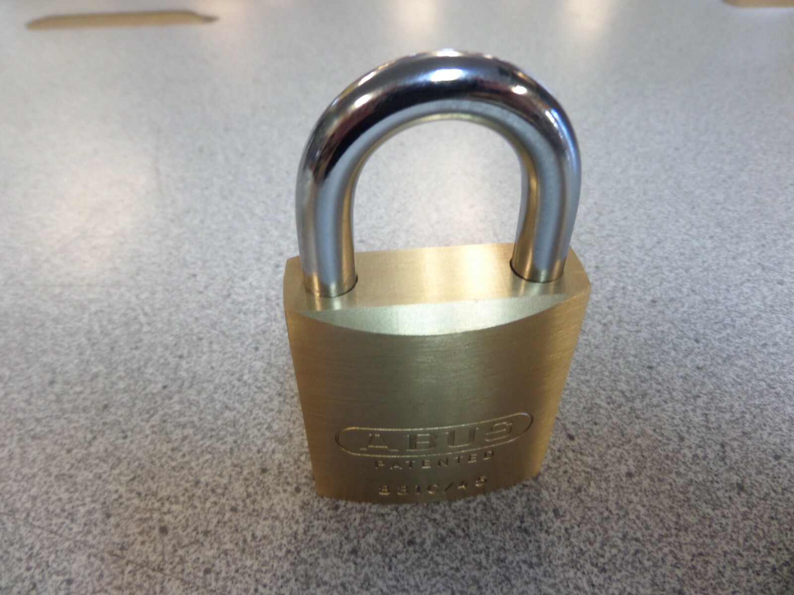 ABUS 83IC/45 BEST STYLE SMALL FORMAT IC CORE BRASS PADLOCK