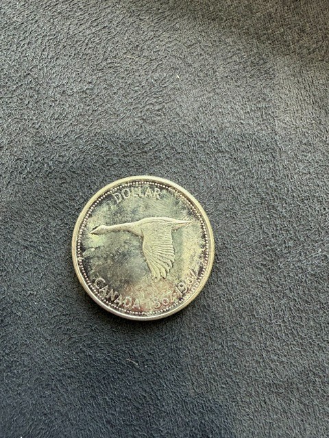 Canada Dollar Silver Coin 1867-1967 Elizabeth II D.G Regina