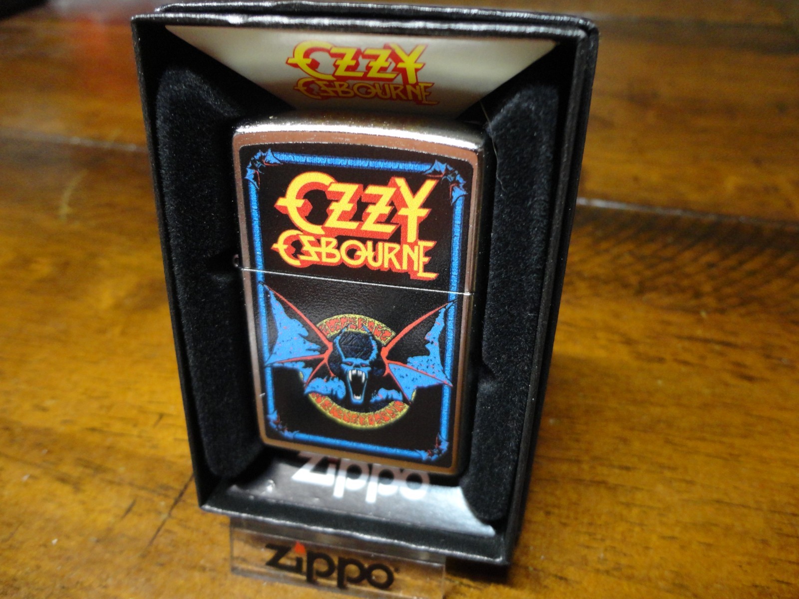 OZZY OSBOURNE FLYING BAT ZIPPO LIGHTER MINT IN BOX