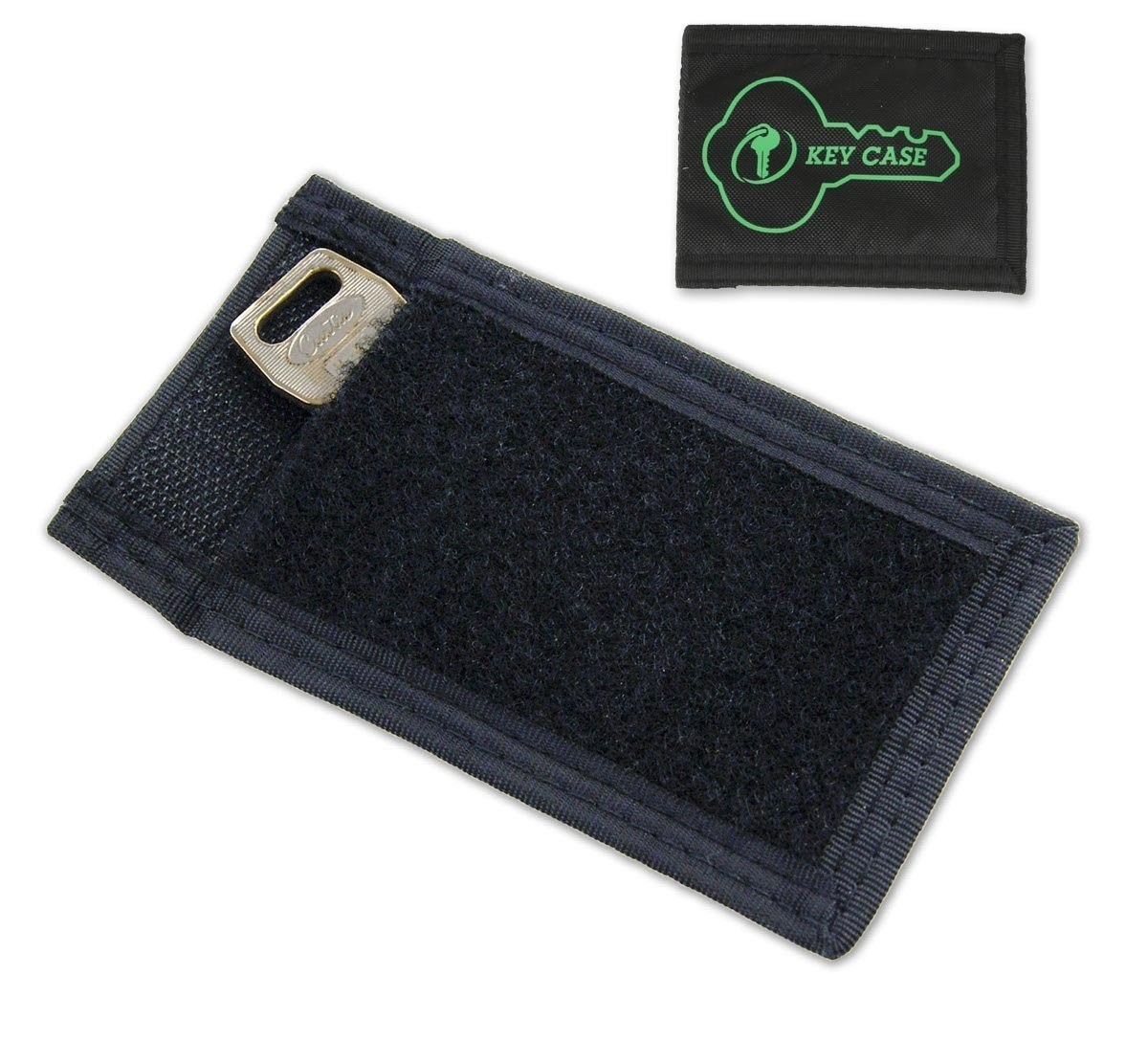 Hillman Soft Hide-A-Key HolderLarge 3" x 4" with Self-Adhesive Black