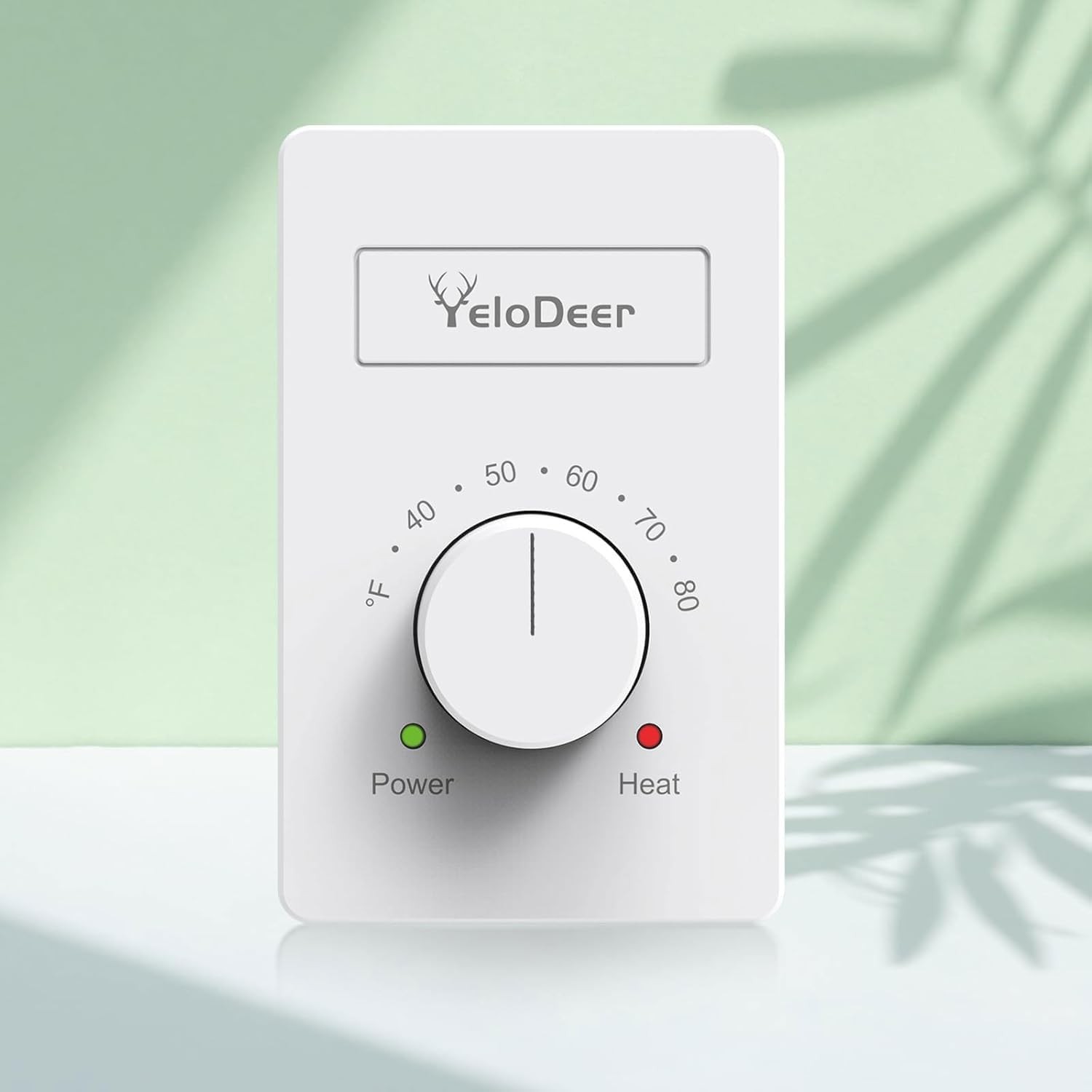 YeloDeer 2 PCS 110V-265V 4-Wire Manual Electric Baseboard Heater Thermostat |...
