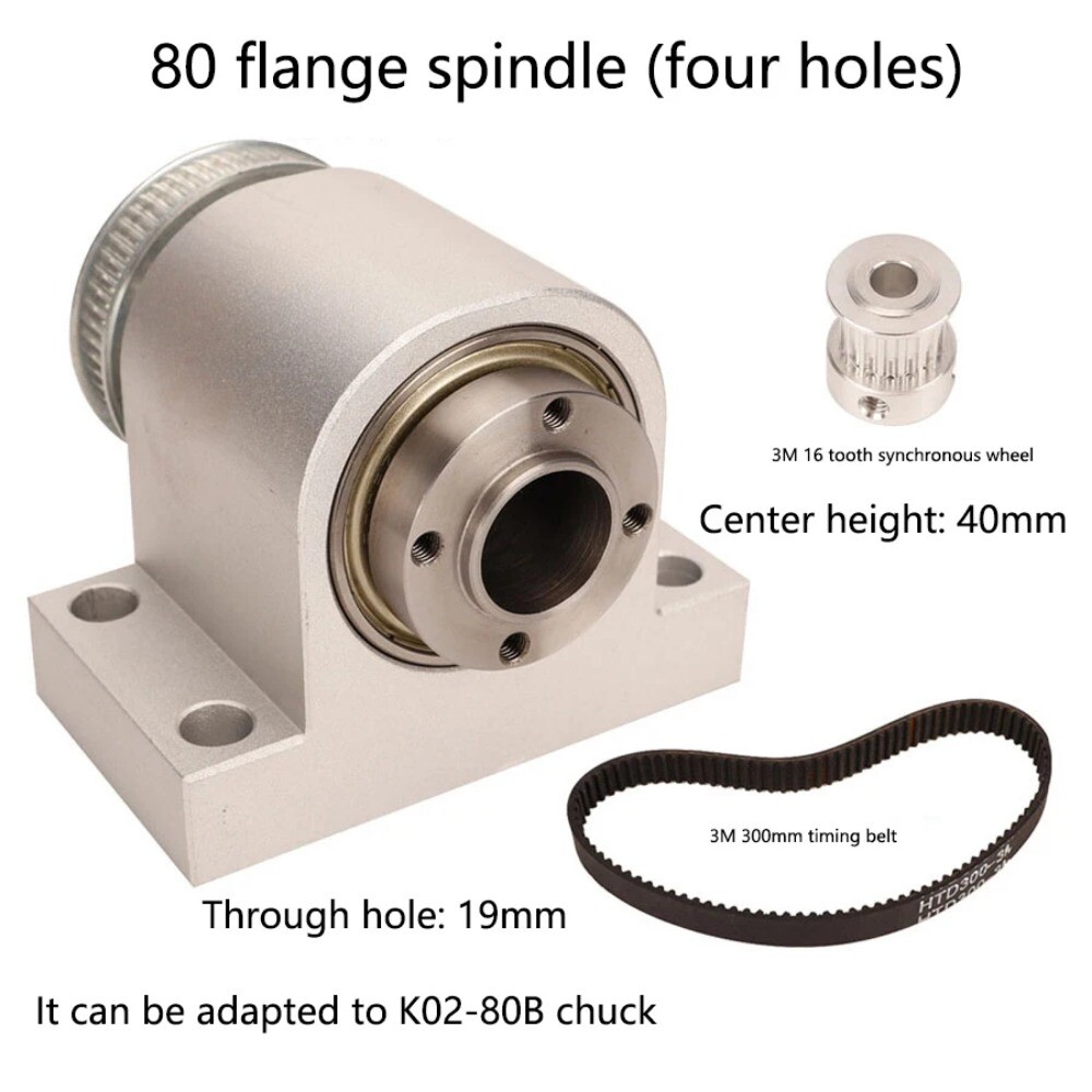 50/65/80 Chuck Spindle Assembly, Self-made Mini Lathe, Buddha Bead Machine