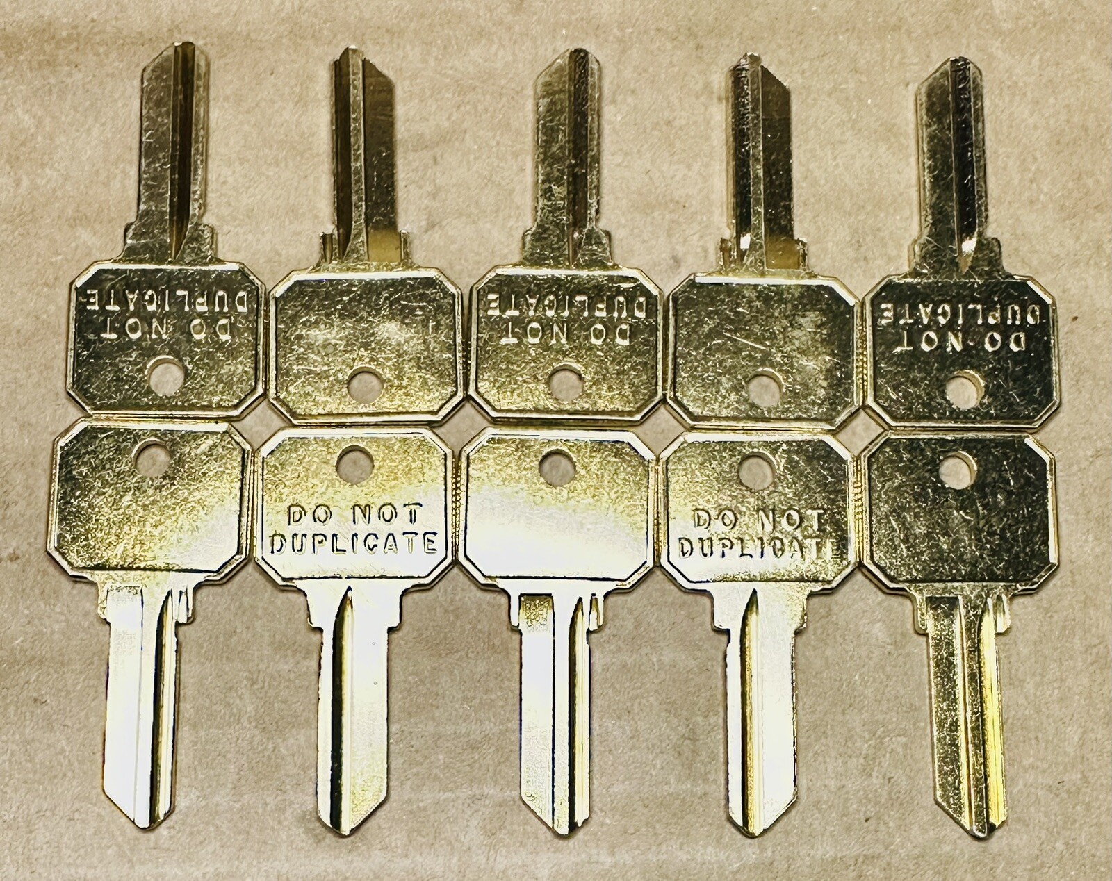10 Jet SC1 DND Do-Not-Duplicate Key Blanks - Brand New
