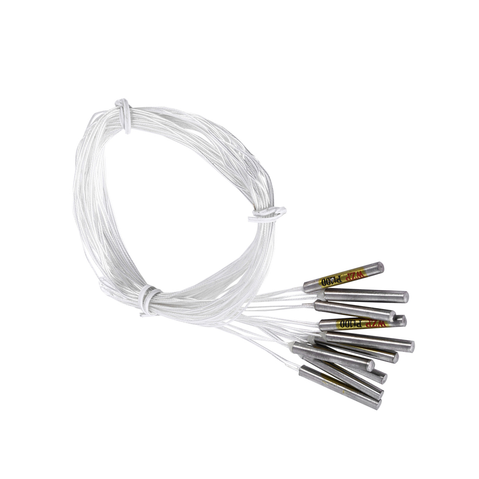 10pcs PT100 Waterproof Sensor Probe For Temperature Controller 4x30mmx50cm Probe