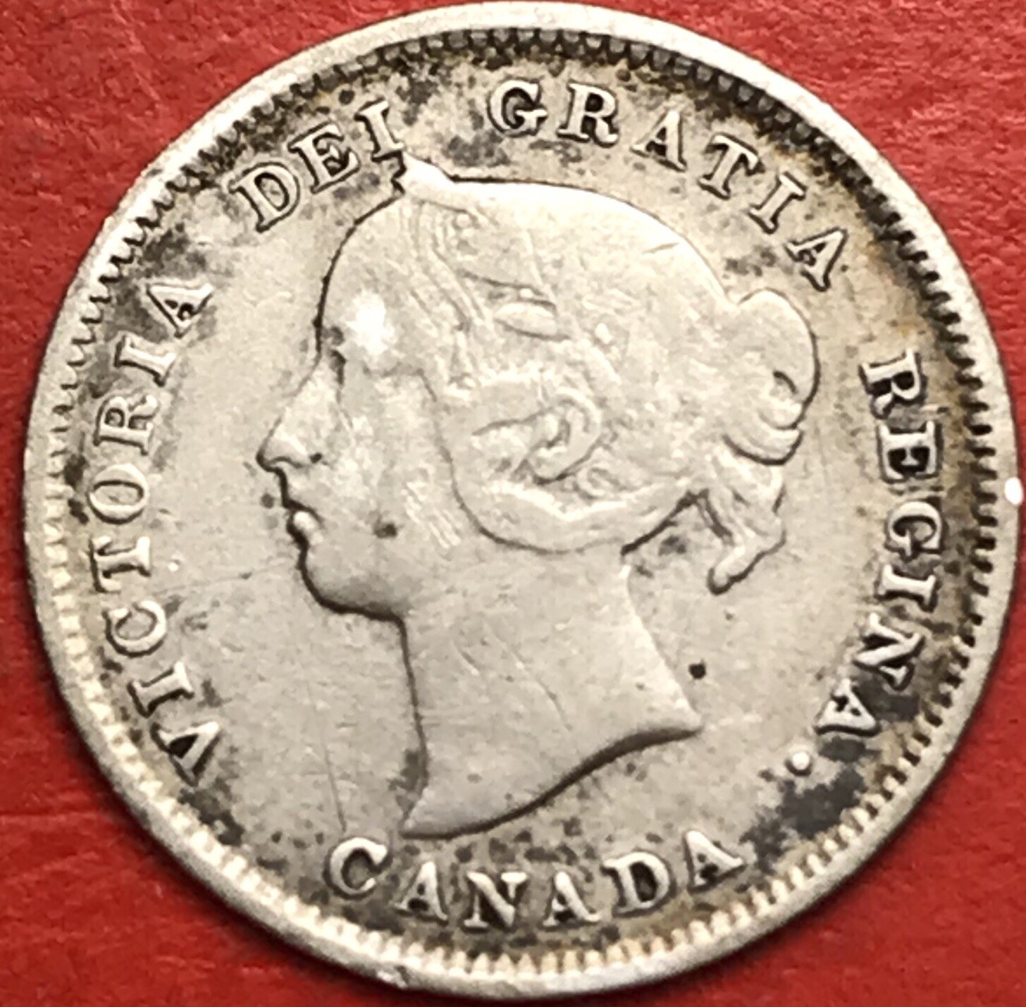 1888 Canada 5 Cents - F/VF -  Lot#3337