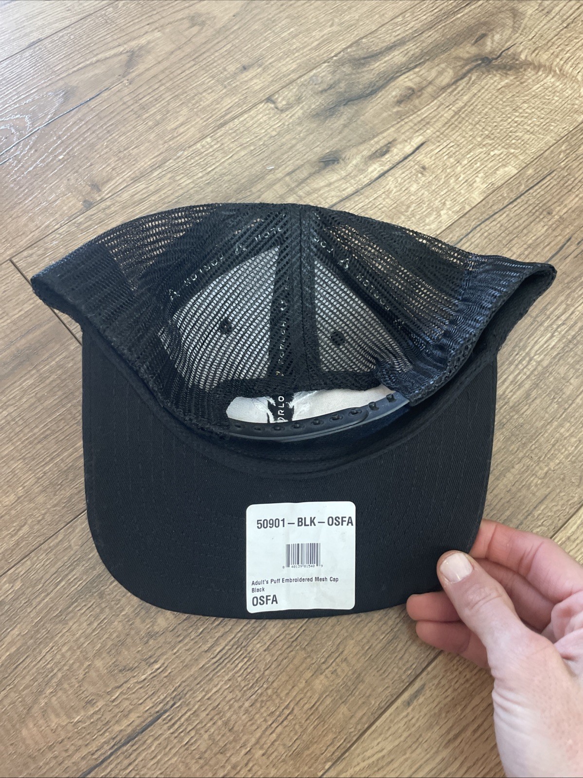 NWT FORLOH Hunting Black SnapBack White Logo Hunting Adventure Made In USA Hat
