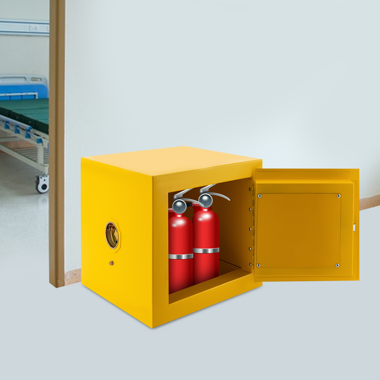 Flammable Safety Cabinet Chemical Reagents Instruments Protection 2 Gallon US~