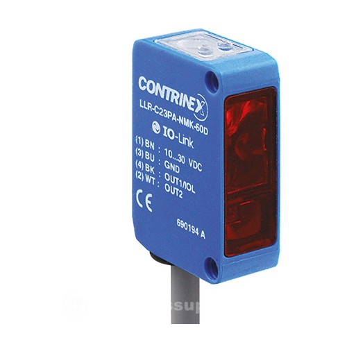 Contrinex LLR-C23PA-NMK-60D Washdown Photoelectric Sensor MFGD
