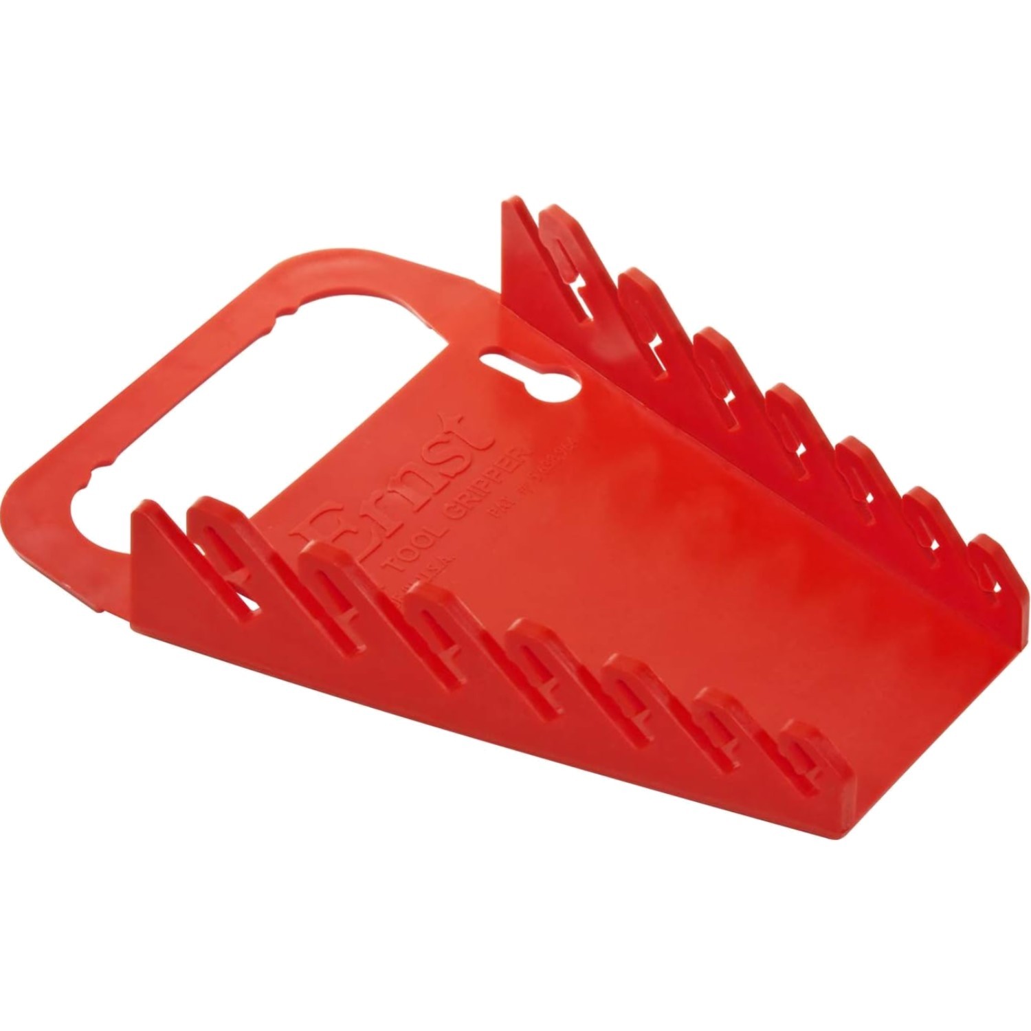 Wrench Organizer Portable 7-Tool Gripper Easy Operation Red