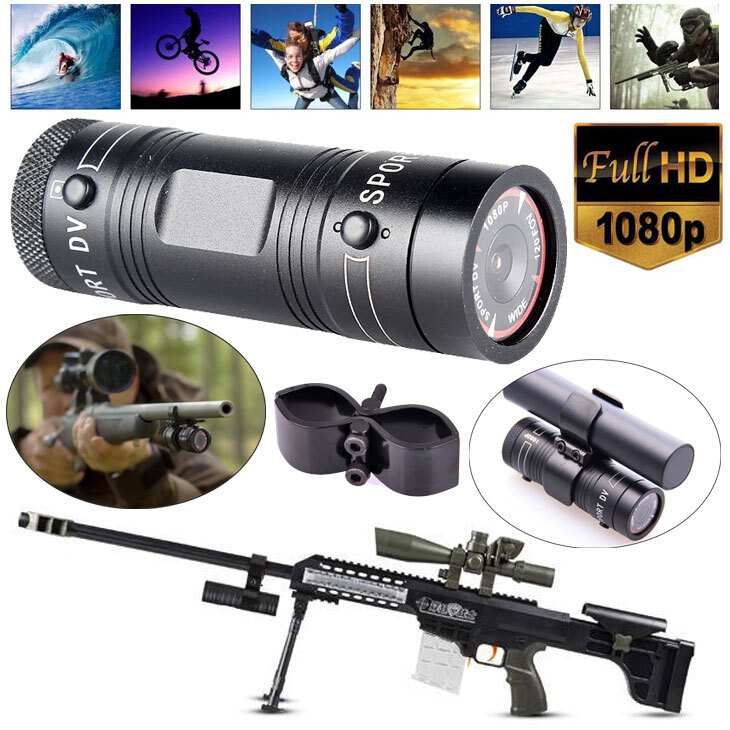 Shotgun Gun Camera 1080P Full HD Action Video Camcorder F9