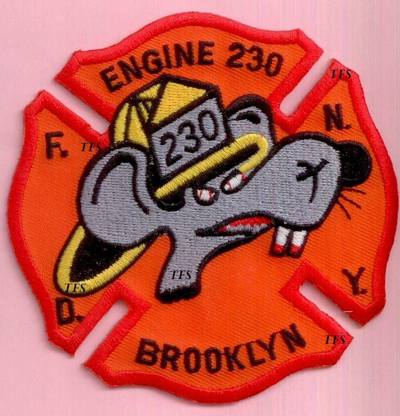 New York City Fire Dept Engine 230 Patch