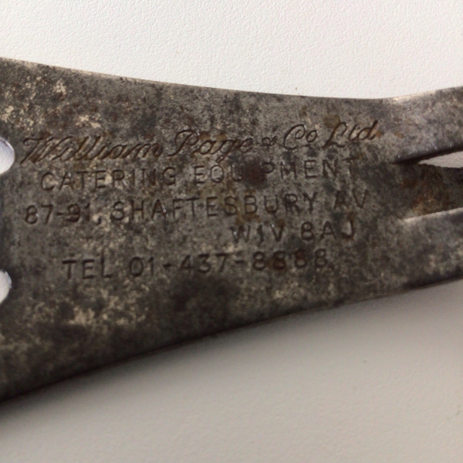 Vintage William Page & Co Bottle Opener