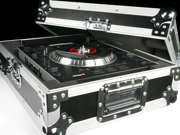 (2) Numark V7 Digital DJ Controller w/ Numark X5 Mixer & Travel Road Cases