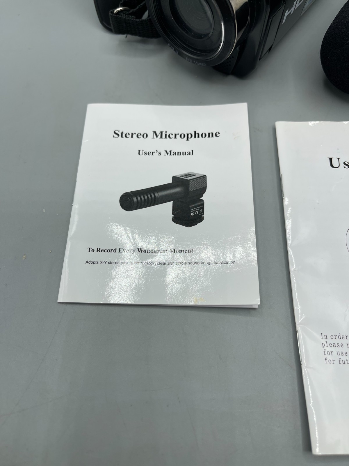 Full HD Digital Recording Camera, Detachable Microphone, Vlogging Camera