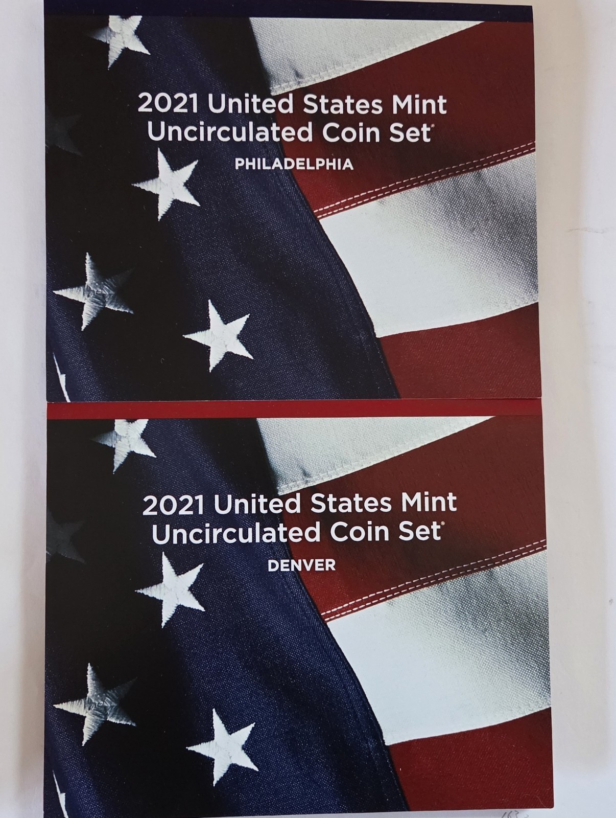 United States Mint 2021 Uncirculated Coin Set Philadelphia & Denver - Free Ship
