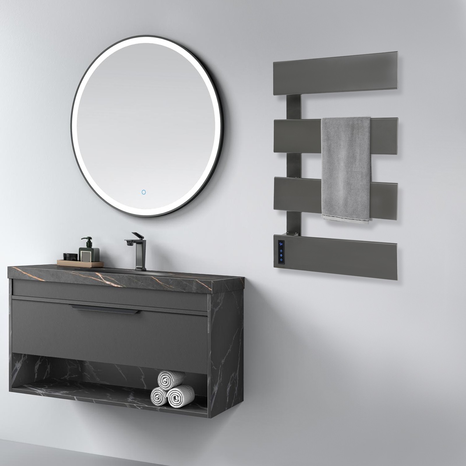 Electric Towel Warmer, Wall-Mounted Towel Heater, Electric Towel Heater