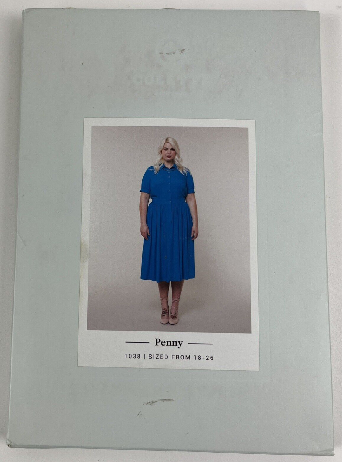 Colette Indie Sewing Pattern 1038 Penny Dress 18 20 22 24 26 46"-54" Bust UC FF