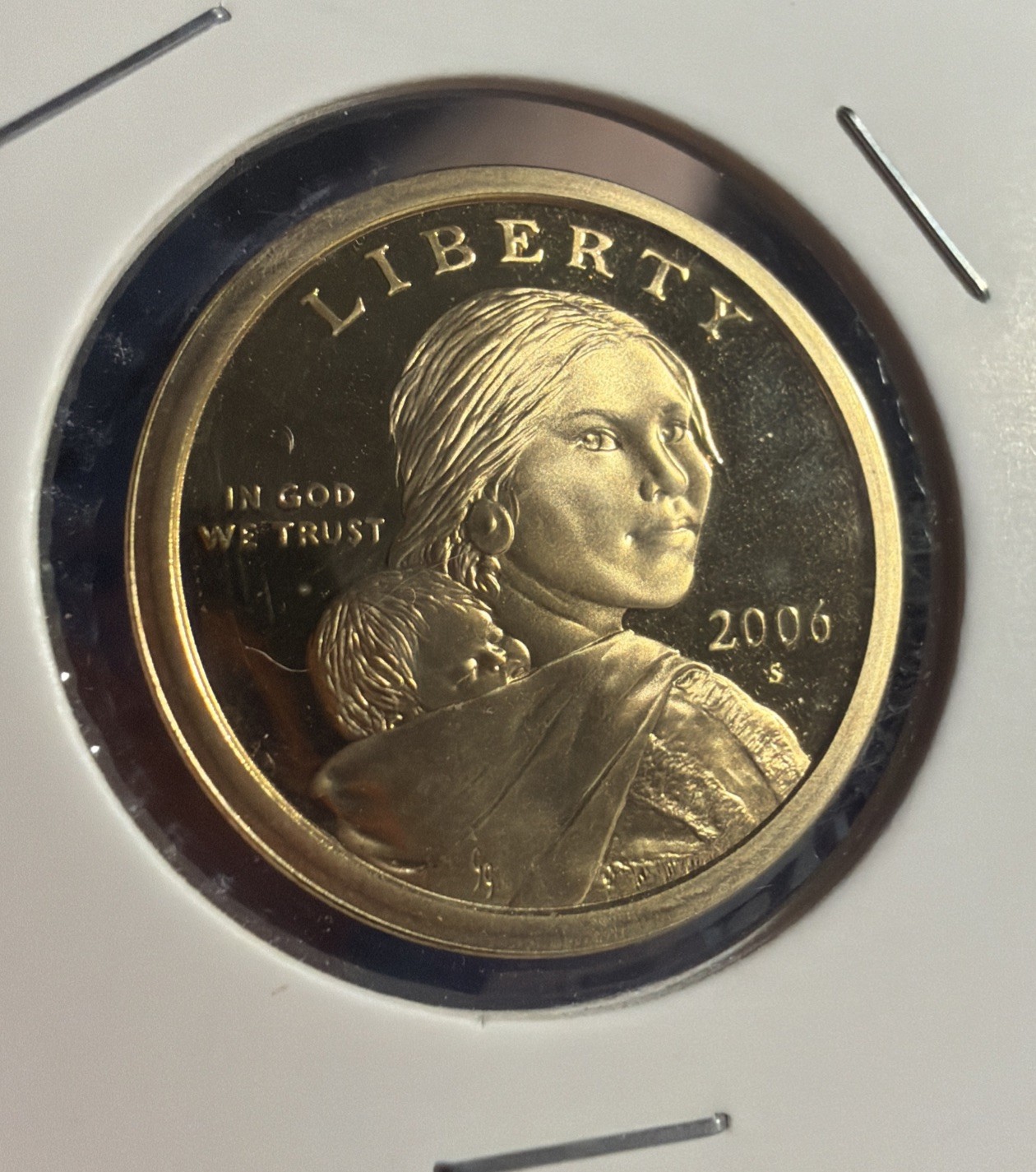 2006 S Native American Sacagawea Dollar ~ Gem Deep Cameo PROOF ~ US Mint Coin!