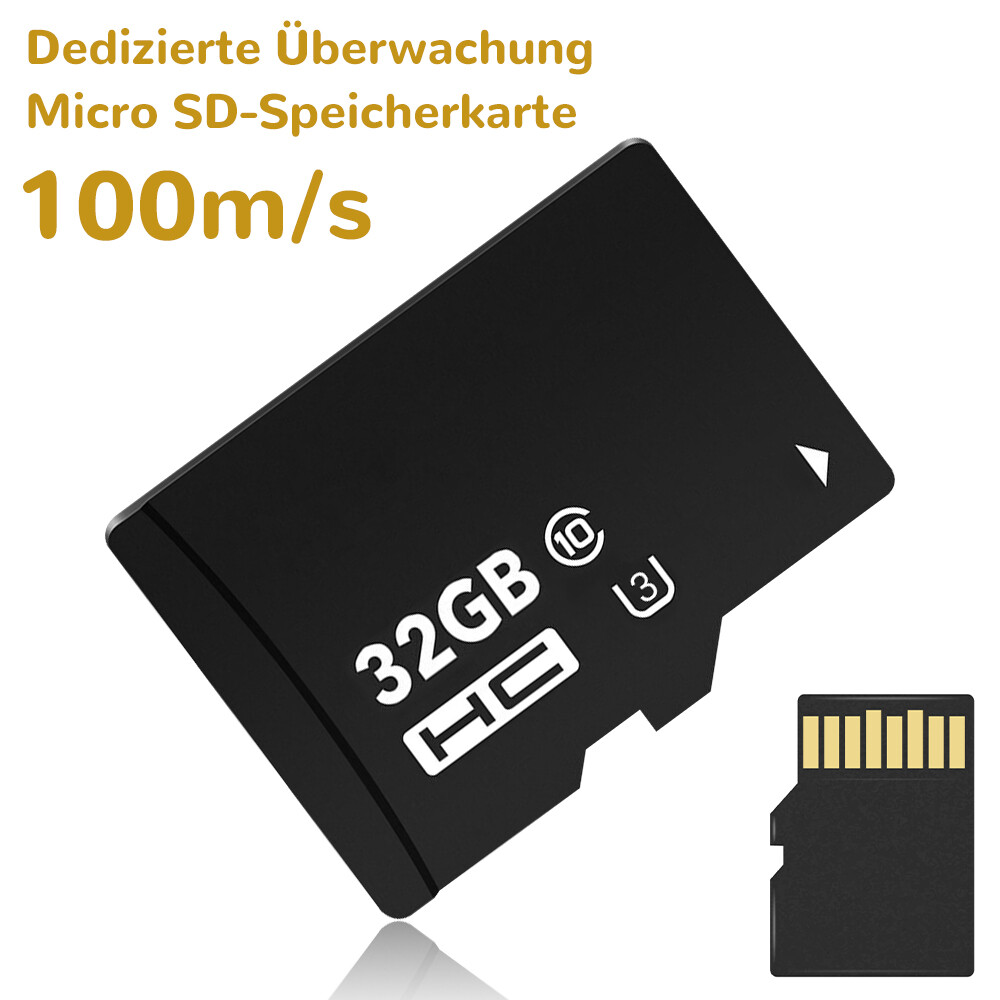 32GB Micro Memory Card Up to 100MB/s Read Speed for Security Camera Dashcam