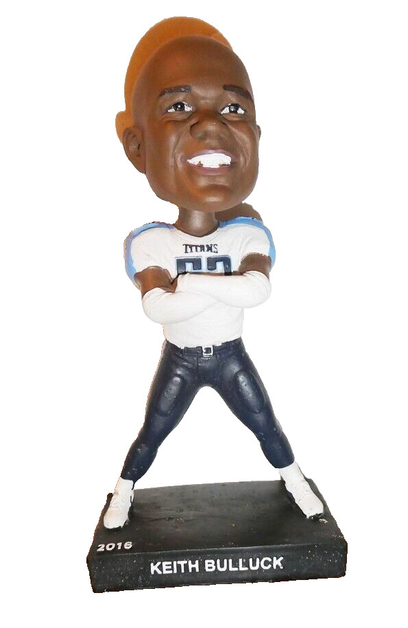 TN Titans Bobblehead, Keith Bulluck, #53,  2016, Season Ticket Member, No Box