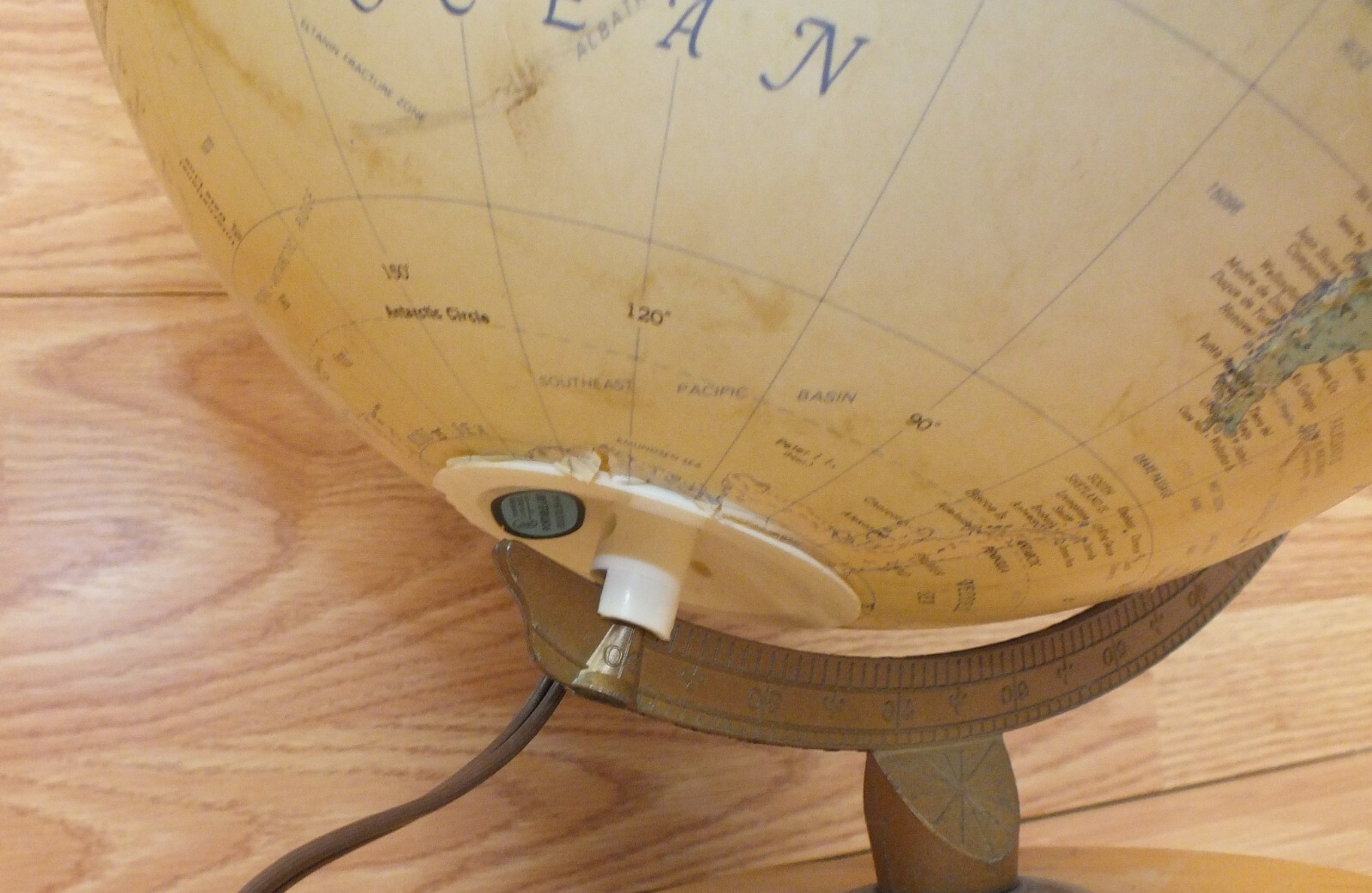 Replogle 12" Diameter World Premiere Series Electric Light Up Wired Globe