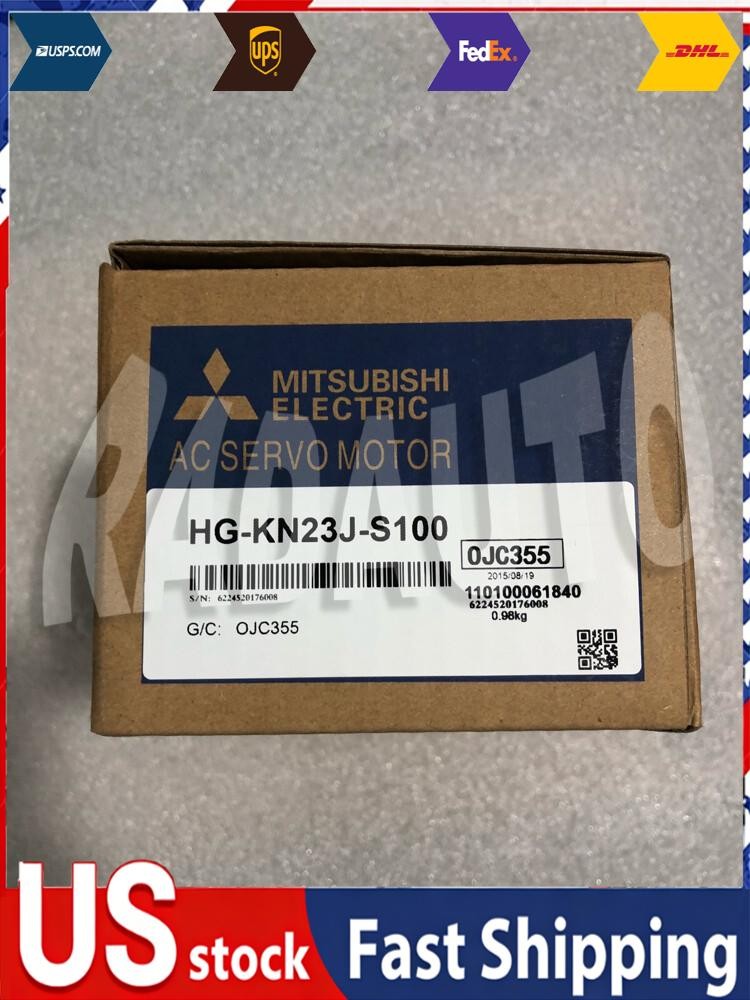 New HG-KN23J-S100 Mitsubishi AC Servo motor HGKN23JS100 1Y warranty by Fedex