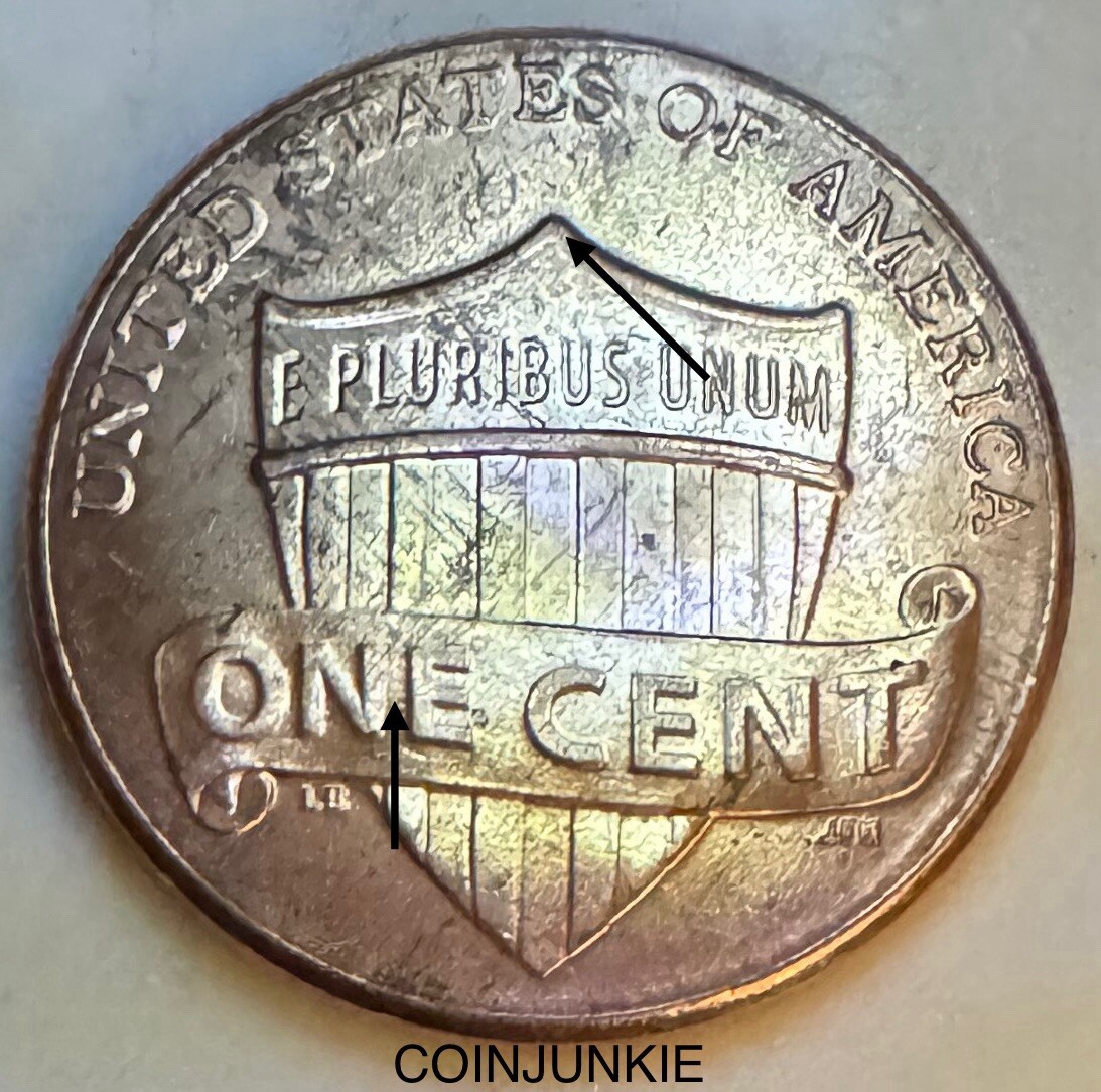 2022 Lincoln Shield Cent-DIE CRACK ON OBVERSE-DIE CLASH ON REVERESE-MINT ERRORS!