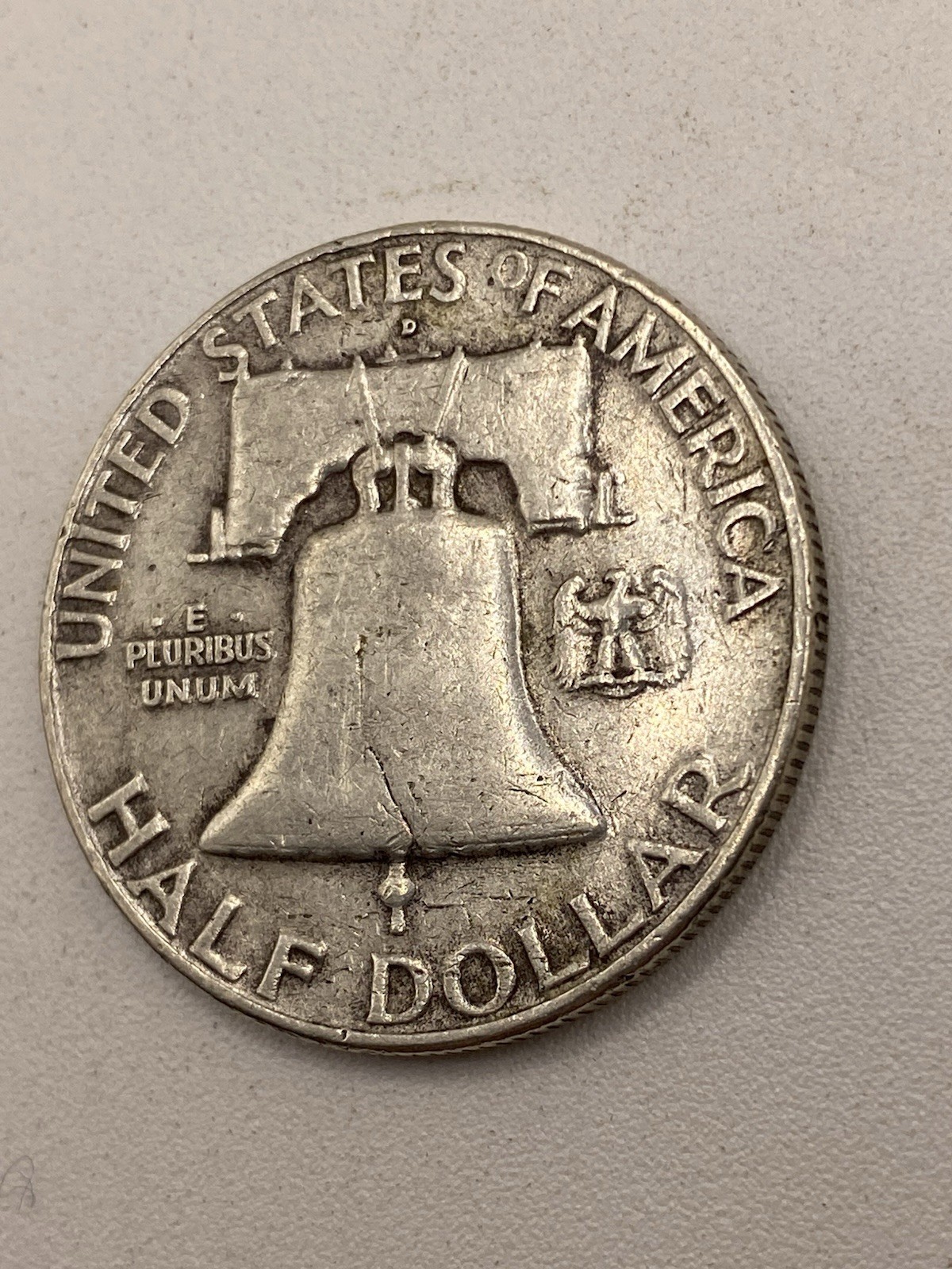 1958 D Franklin Half Dollar 90% Silver