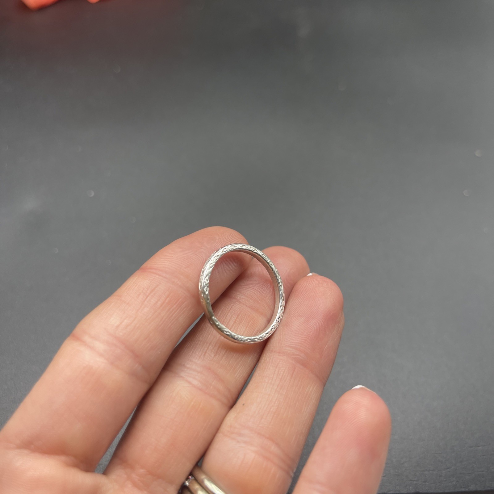 Stunning Unique Handmade 925 Sterling Silver Stackable Band Ring #B107