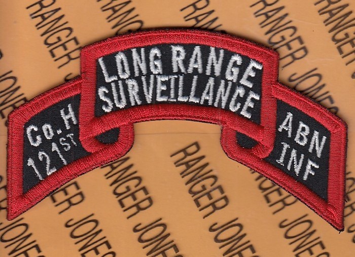 US Army Co H 121st LRS AIRBORNE RANGER Infantry Georgia ARNG ~4" patch c/e