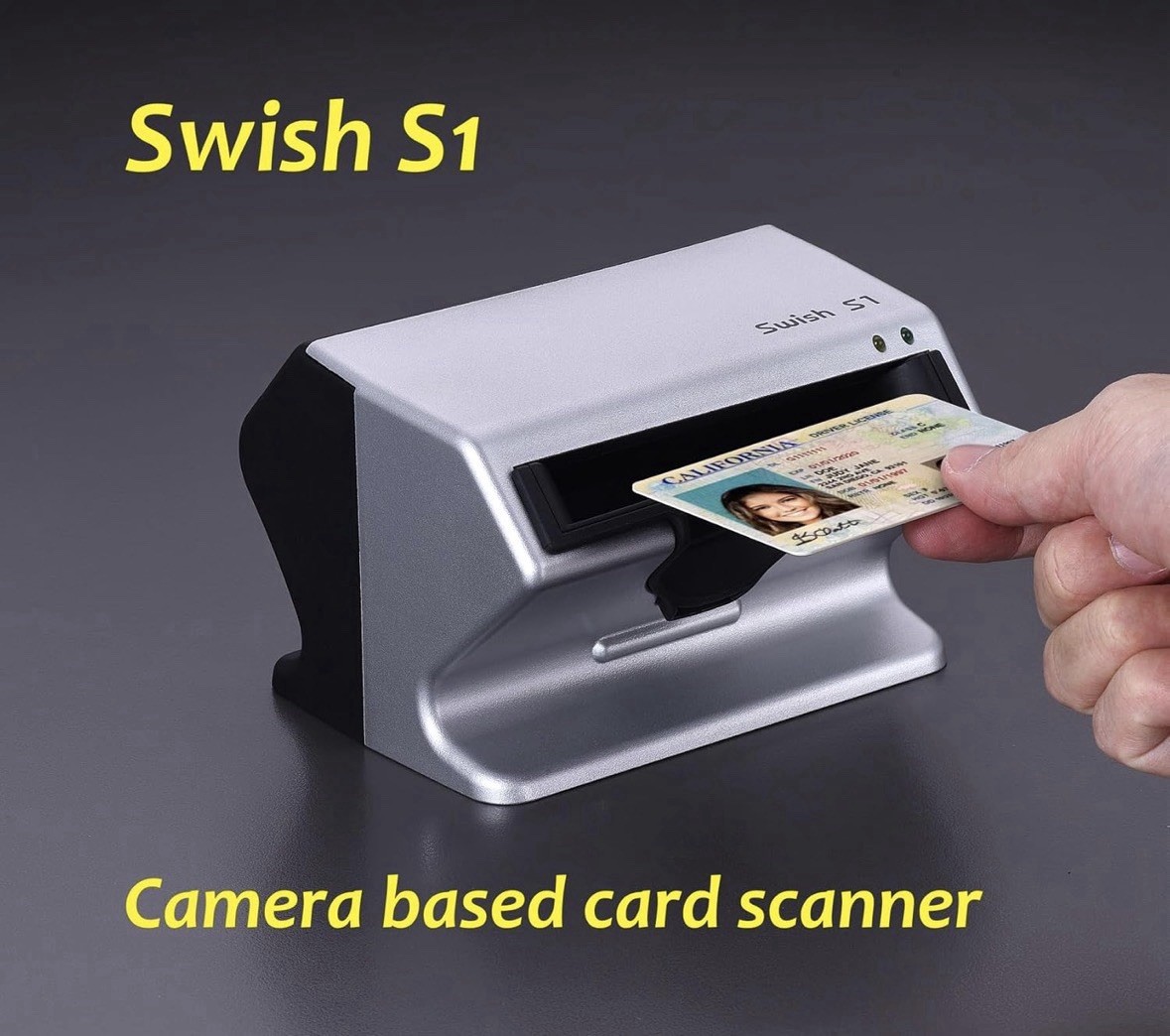 Swish S1 Medical Insurance Card and Photo ID Scanner (Scan-ID LITE for Windows)