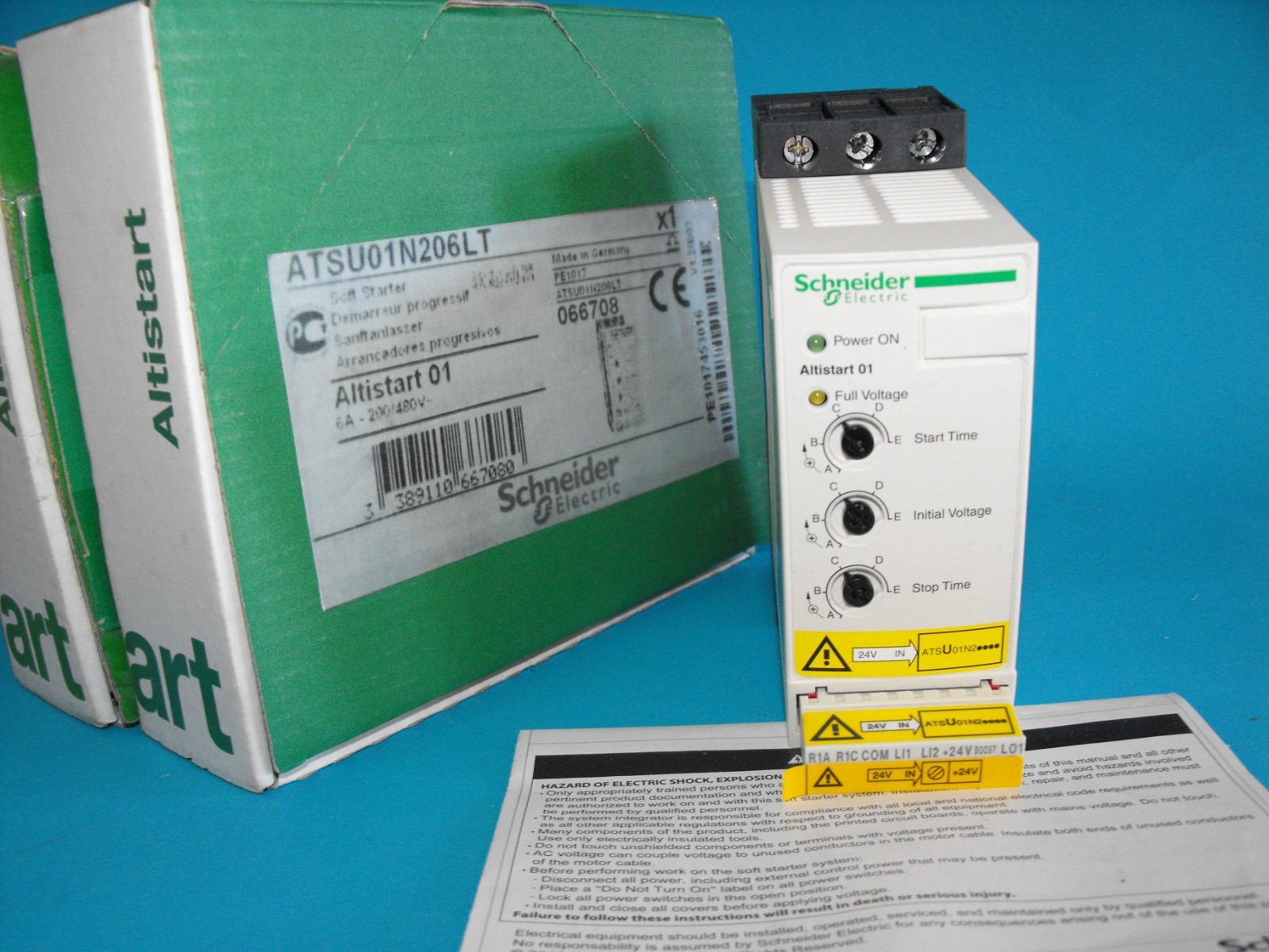 Schneider Electric.TELEMECANIQUE ATSU01N206LT.3kW,066708.6A.NEW.