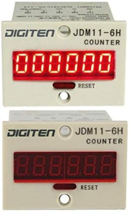 Accuracy First: Infrared LED Counter with Manual Reset & Wide Detection Range