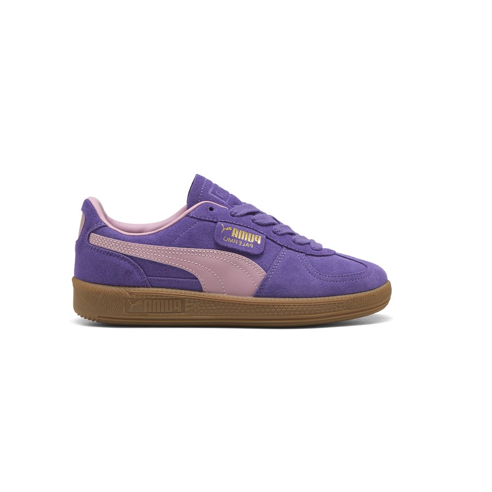 PUMA Palermo Lace Up  Youth Girls Purple Sneakers Casual Shoes 39727136