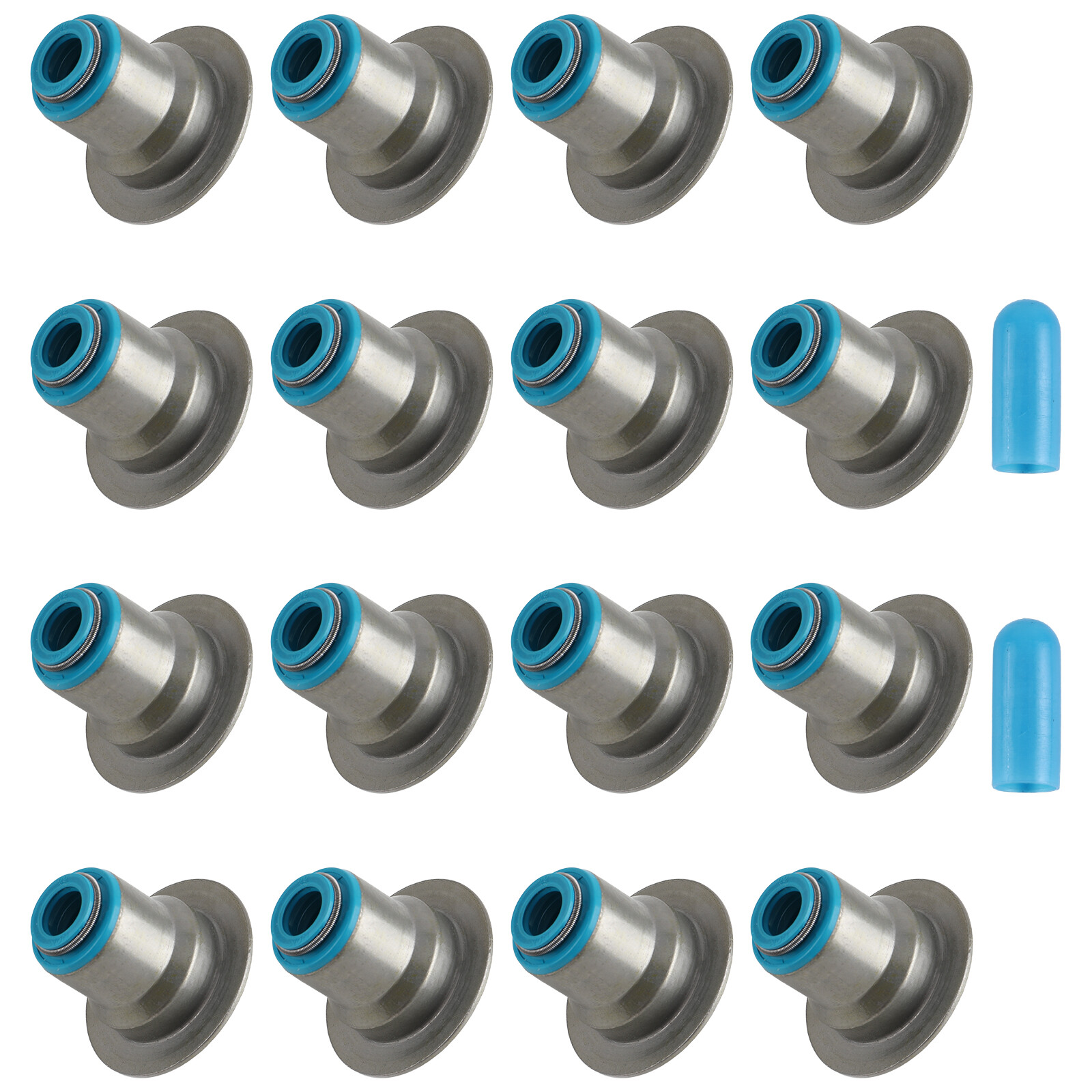 LS1 LS3 LS6 FKM VALVE SEALS .313 X 500 METAL CLAD 4.8 5.3 5.7 6.0 for GM TOP HAT