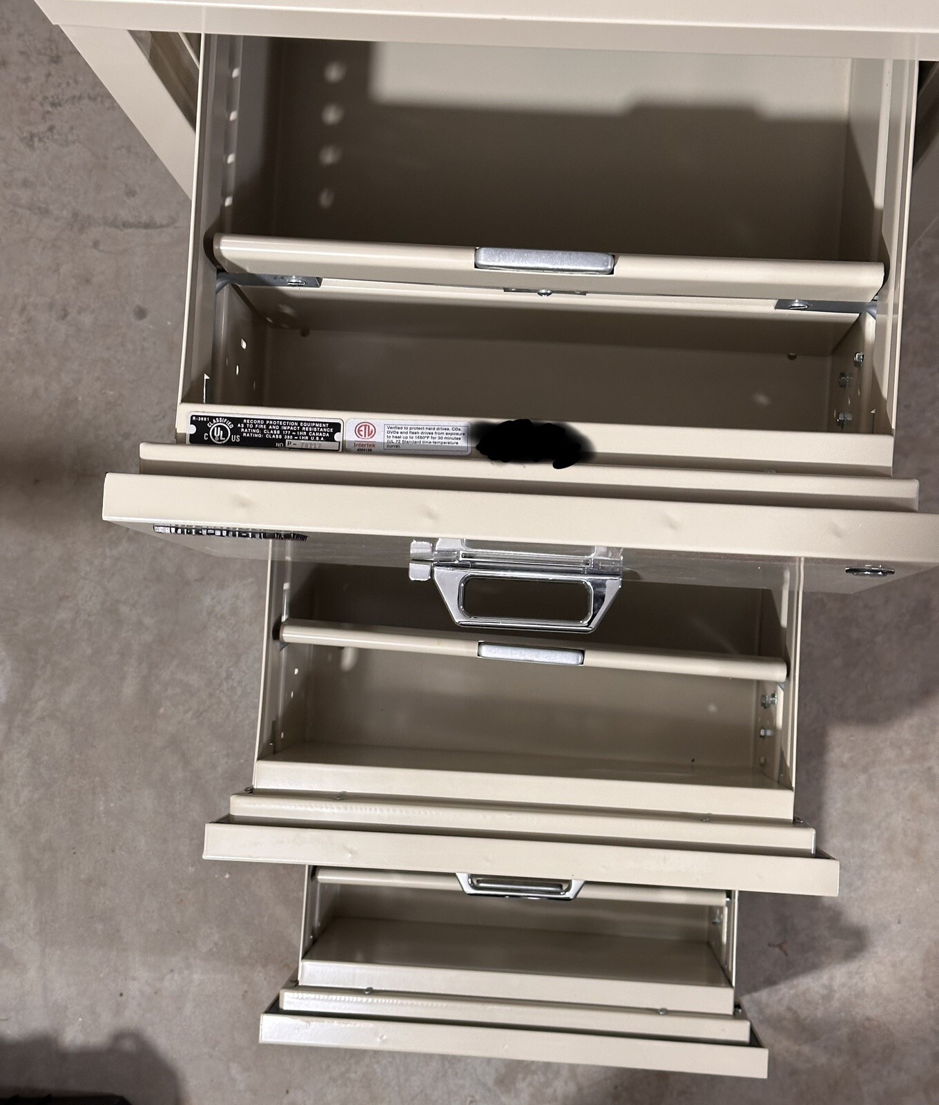 3 Drawer Fireking File Cabinet