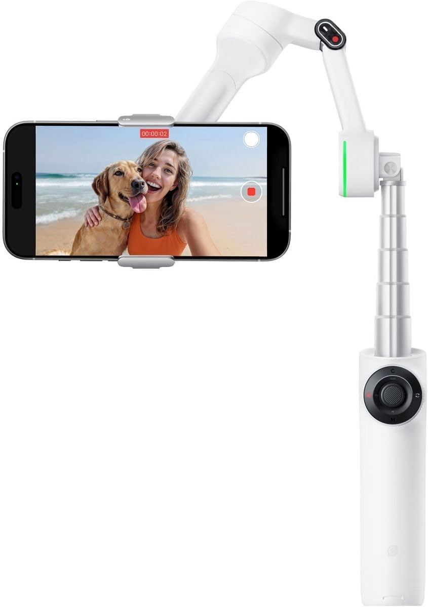 Insta360 Flow 2 Pro 3-Axis AI-Powered Smartphone Gimbal Creator Bundle