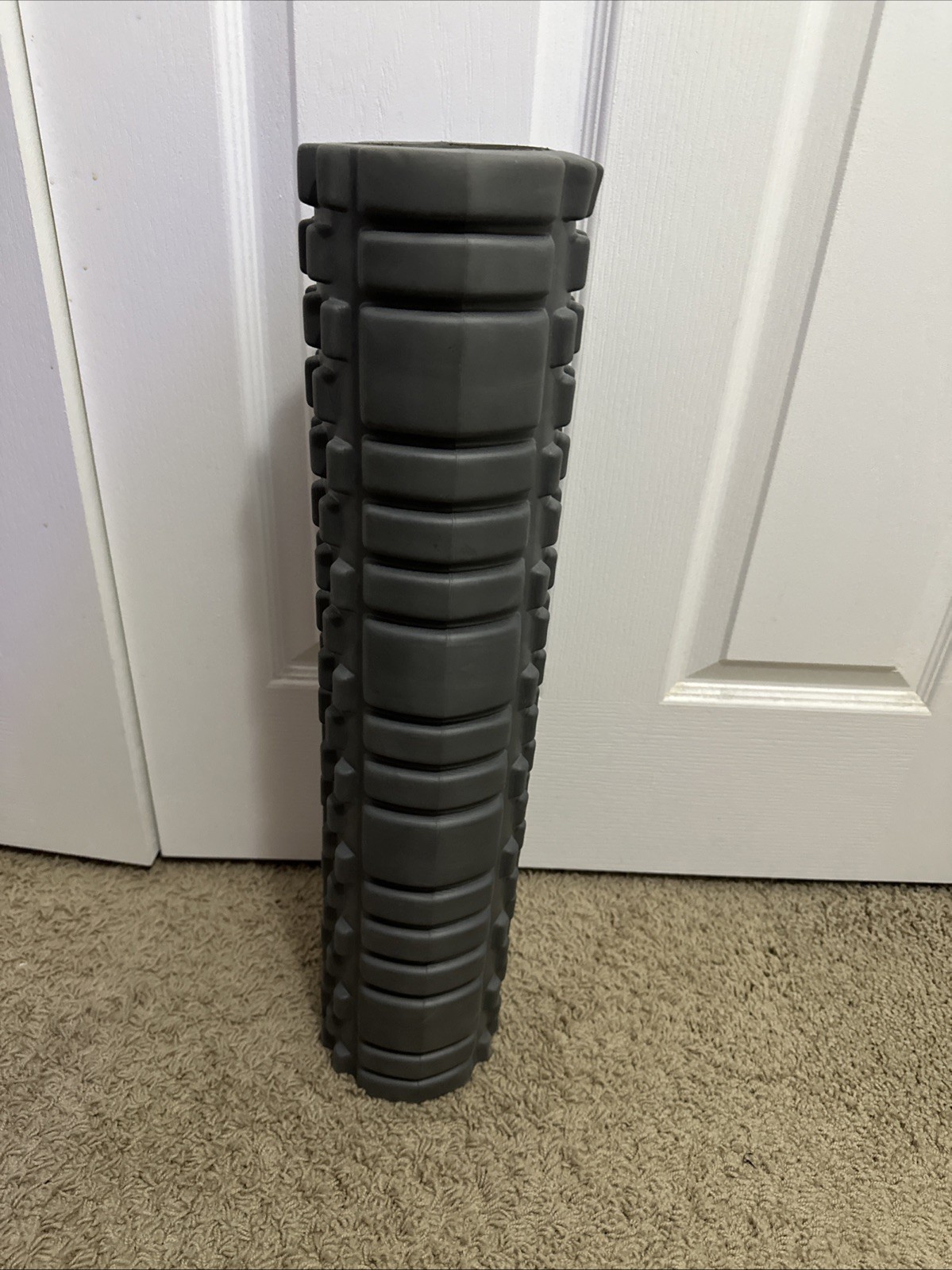 Prima Lole Foam Roller 24” Gray Deep Tissue Massage Relaxation Circulation