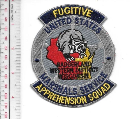 US Marshal Service USMS Wisconsin Badgerland & Western District Apprehe NO TARIF