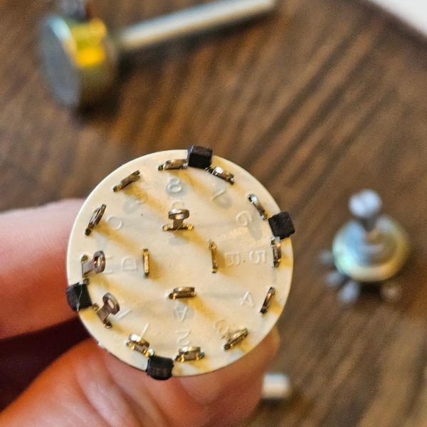 1pcs 3 Pole 4 Position Solder Panel PCB Lug Non-Shorting ROTARY SWITCH 3P4A
