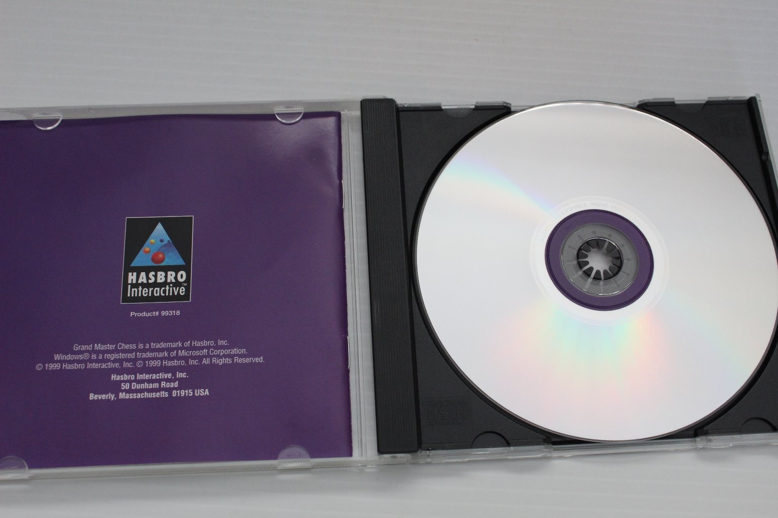 Grand Master Chess Checkers Backgammon Software PC CD-ROM Hasbro