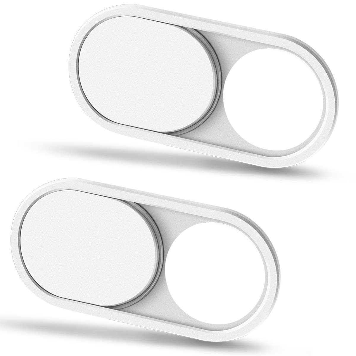 Webcam Cover Slide, 0.023 Inch White, Cover for MacBook , MacBook , Laptop, i...